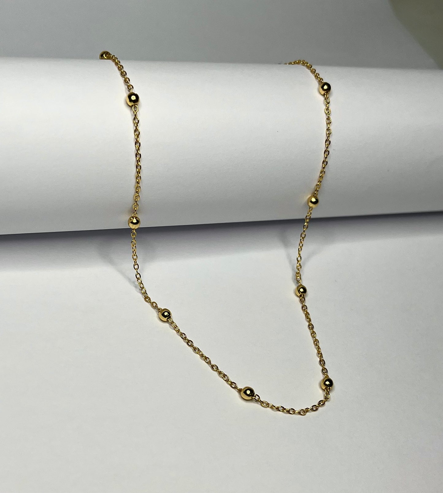 Gold Spheres Necklace