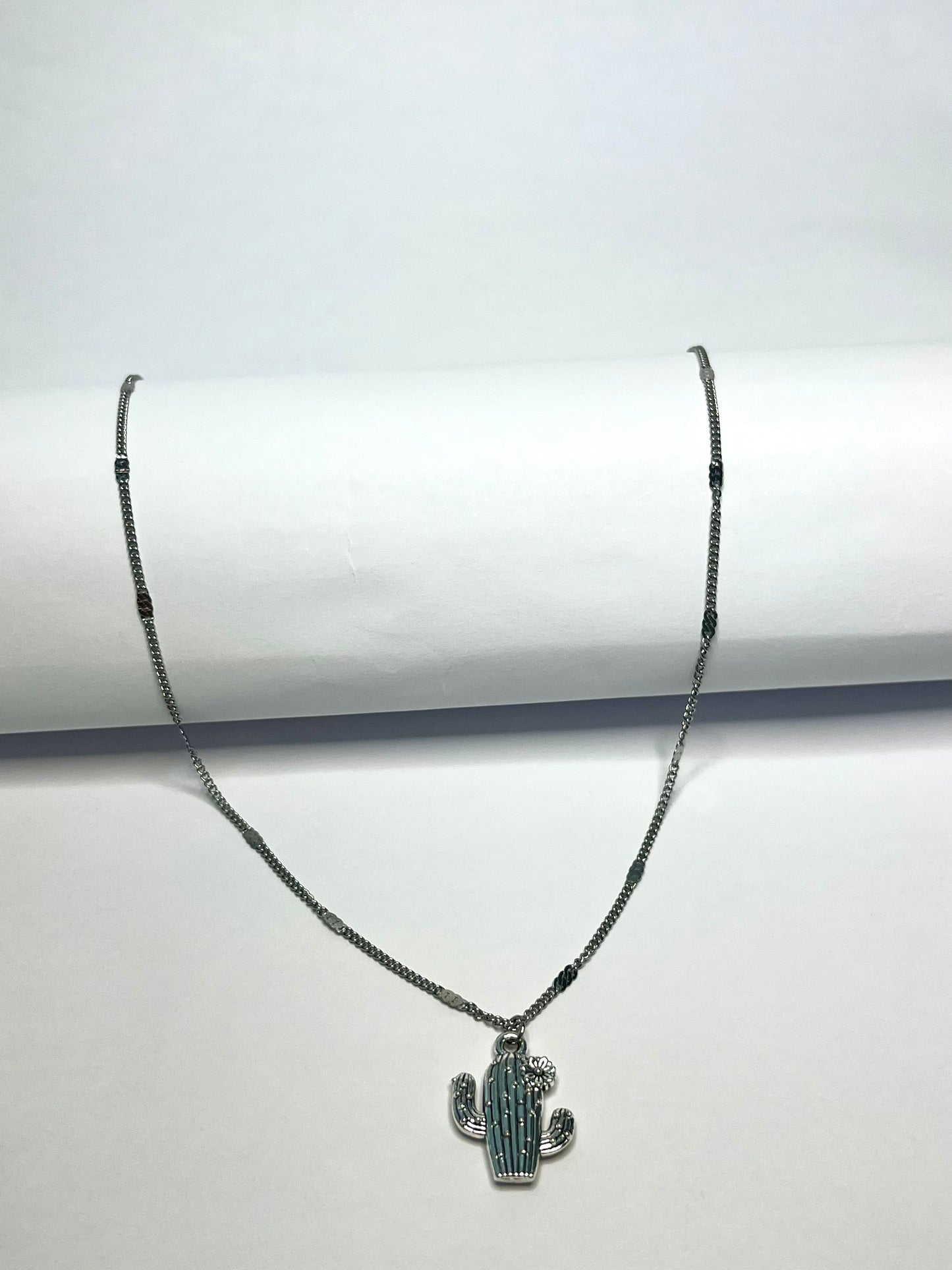 Cactus Stainless Steel Necklace