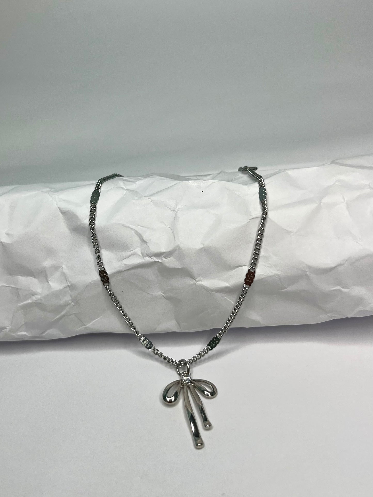 Stainless Steel Bow Bracelet