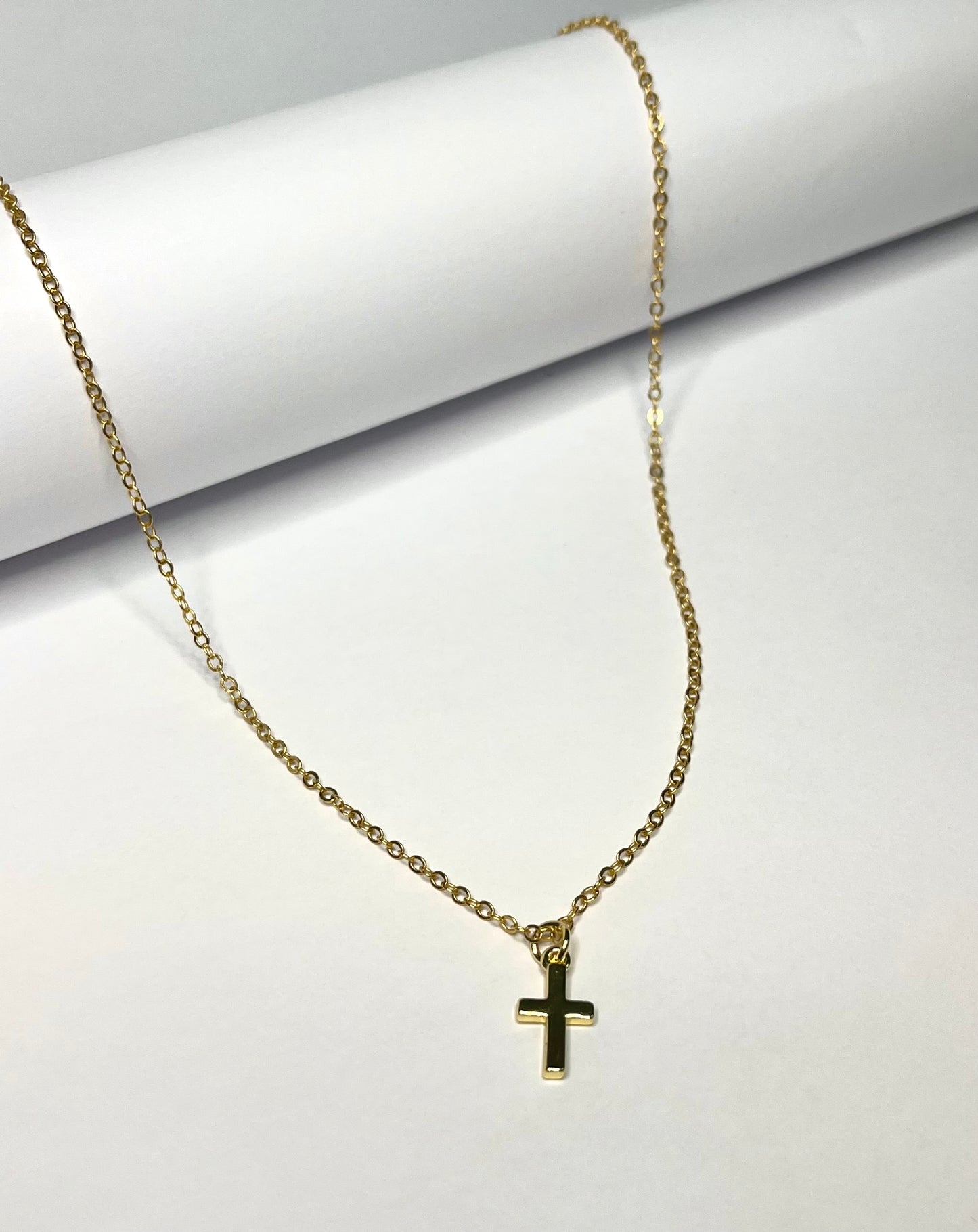 Gold Cross Necklace