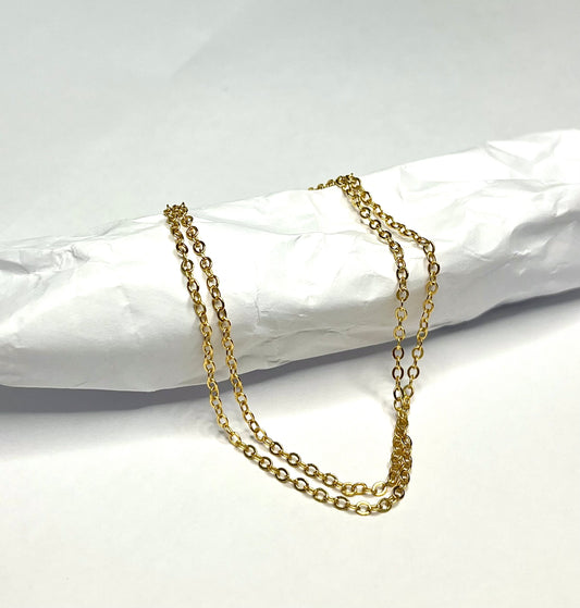 Double Chain Gold Bracelet