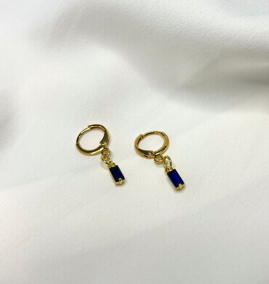 September Birthstone Gold Earrings