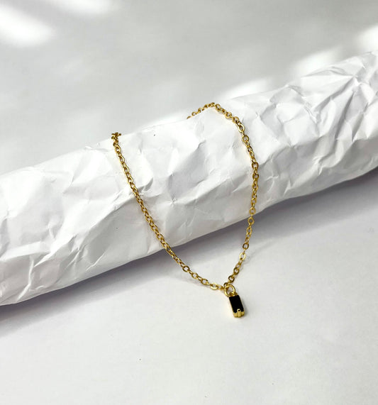 July Birthstone Gold Bracelet