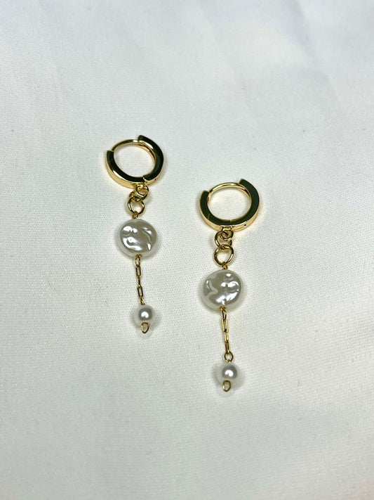 Pearl Chain Earrings