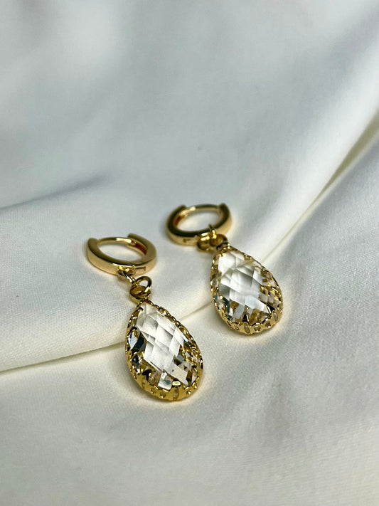 Glass Droplet Earrings